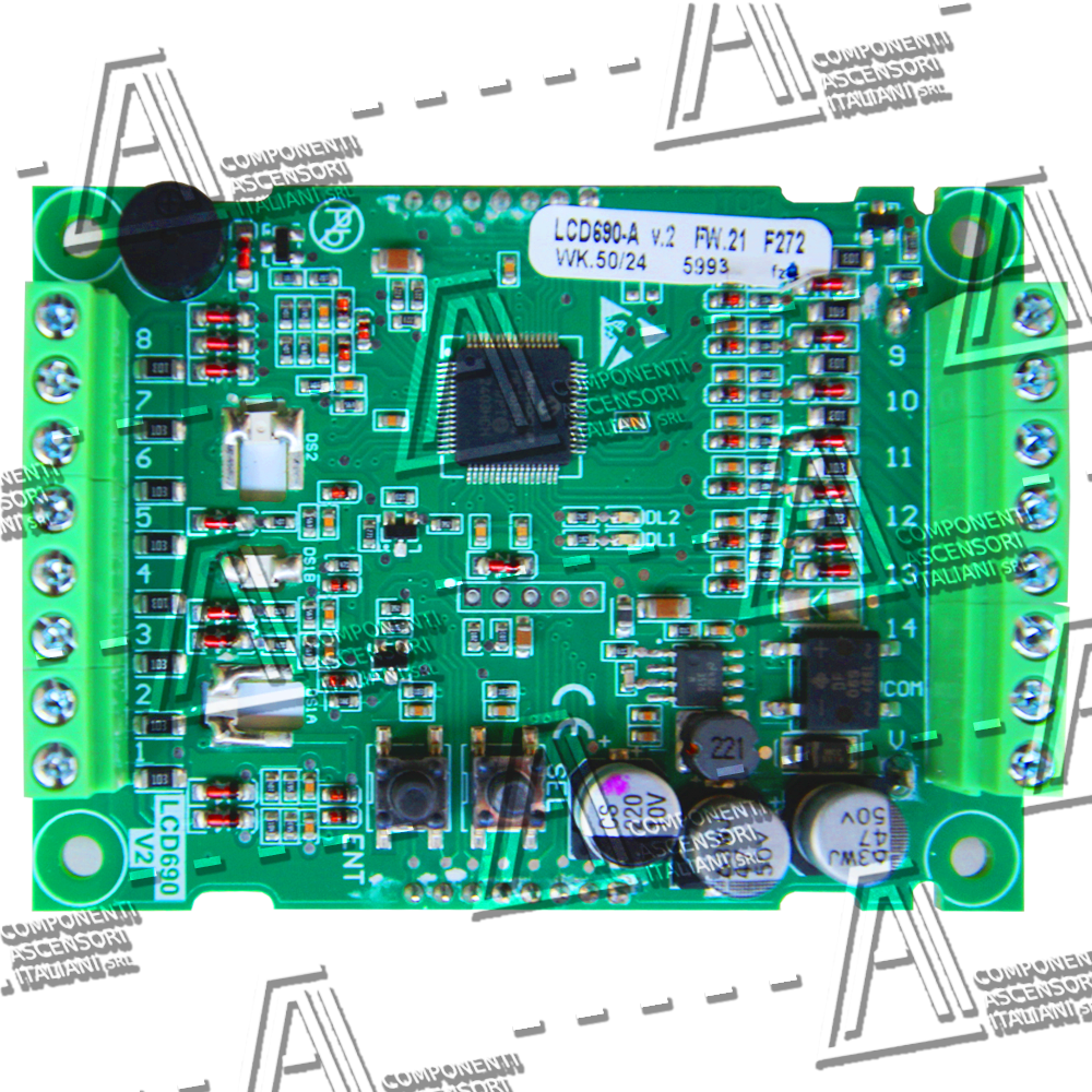 DISPLAY ICARO PARALLELO C+/C- NERO - LCD 699-A - immagine 2