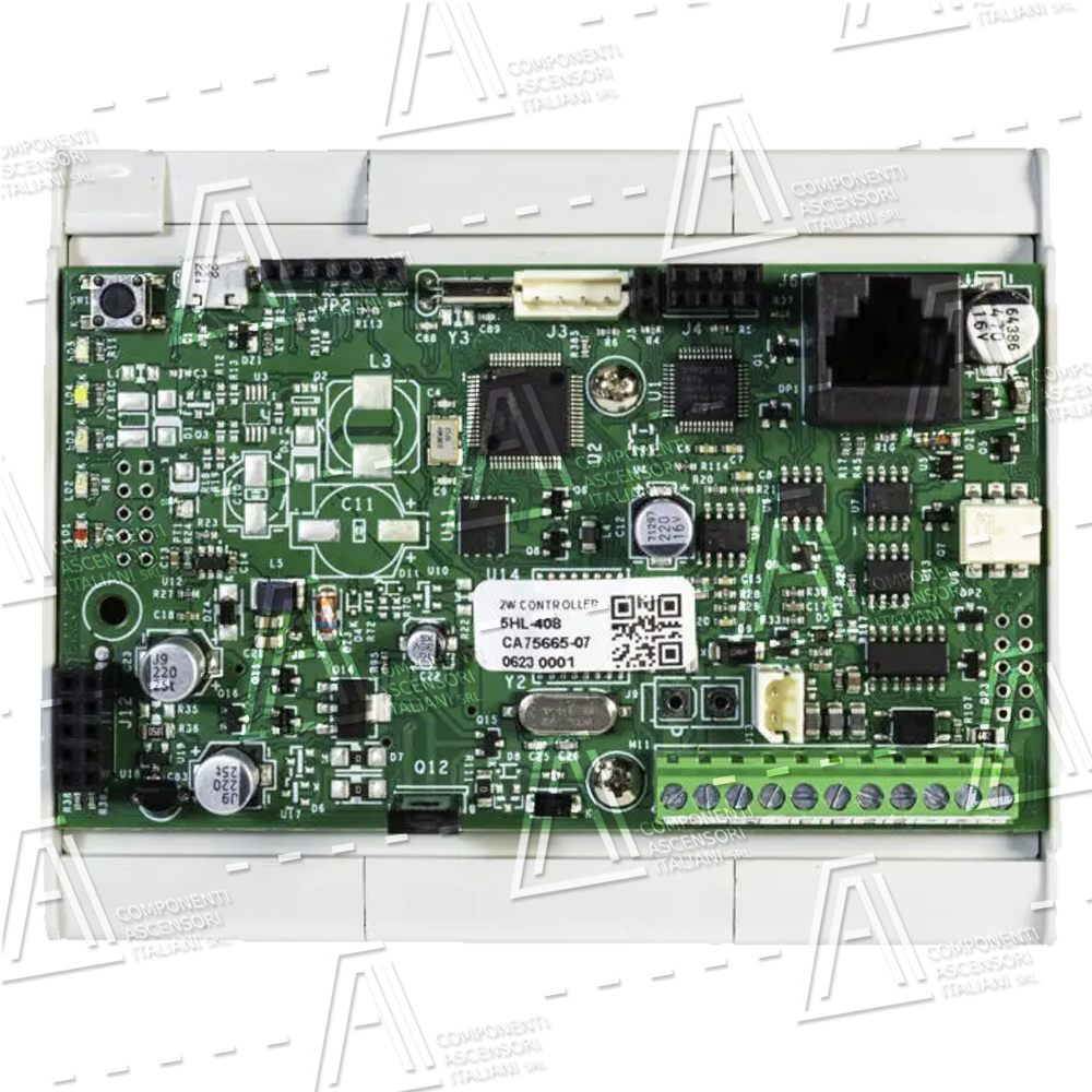 5HL-407 - HELPY CONTROLLER DIN - Teleallarme per installazione su quadro manovra . S/N