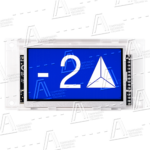 DISPLAY IRIS SERIALE 4.3″-  modulare con CPU ECO, racc. chiamate, seriale VEGA, vetro da 2mm – TFT430SM-ECO-RC-SER-2