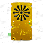 5HV-304 PORTER DIETRO CABINA CON LED (Vivavoce 2W con LED giallo verde )